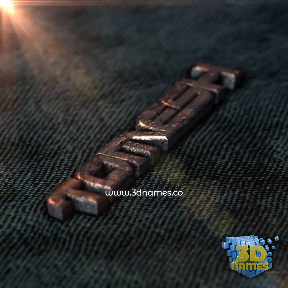 tomesh in Rusty Metal style - 3D name wallpaper tomesh in Rusty Metal style - 3D name wallpaper