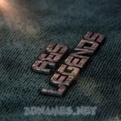 a&s legends in Rusty Metal style - 3D name wallpaper