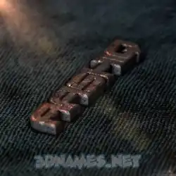 aashiq in Rusty Metal style - 3D name wallpaper