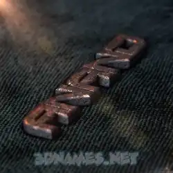 anand in Rusty Metal style - 3D name wallpaper