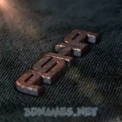 asha in Rusty Metal style - 3D name wallpaper