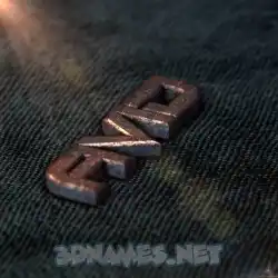 avid in Rusty Metal style - 3D name wallpaper