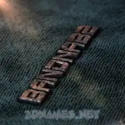 bandnab2 in Rusty Metal style - 3D name wallpaper