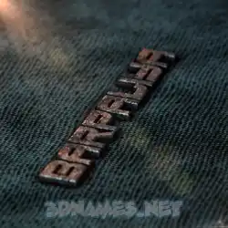 barpaliya in Rusty Metal style - 3D name wallpaper