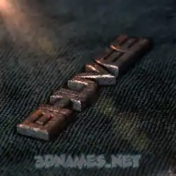bhuvee in Rusty Metal style - 3D name wallpaper
