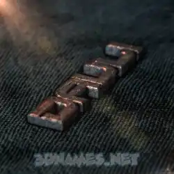 dauli in Rusty Metal style - 3D name wallpaper