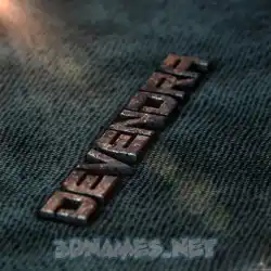 devendra in Rusty Metal style - 3D name wallpaper