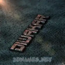diwakar in Rusty Metal style - 3D name wallpaper