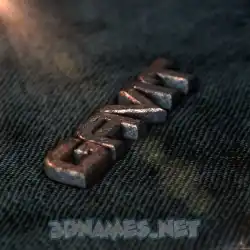 gavit in Rusty Metal style - 3D name wallpaper