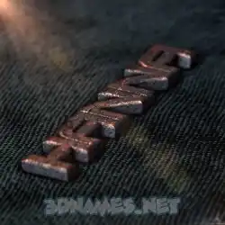 hanna in Rusty Metal style - 3D name wallpaper