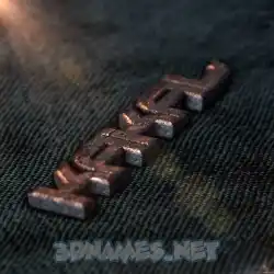 kakal in Rusty Metal style - 3D name wallpaper