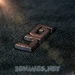 ligi in Rusty Metal style - 3D name wallpaper
