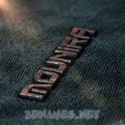 mounira in Rusty Metal style - 3D name wallpaper