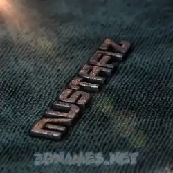 mustafiz in Rusty Metal style - 3D name wallpaper