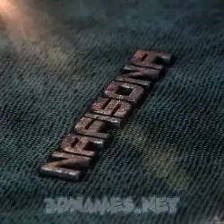 nafisona in Rusty Metal style - 3D name wallpaper