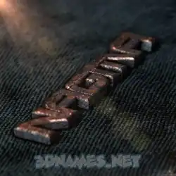 nagma in Rusty Metal style - 3D name wallpaper
