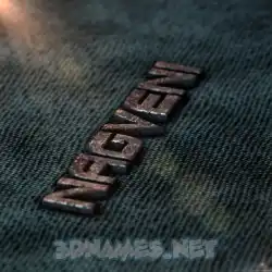 nagveni in Rusty Metal style - 3D name wallpaper