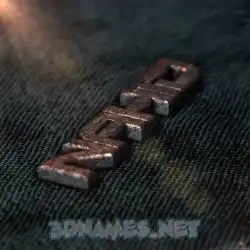 nahid in Rusty Metal style - 3D name wallpaper