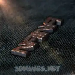 naina in Rusty Metal style - 3D name wallpaper