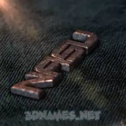 nasu in Rusty Metal style - 3D name wallpaper