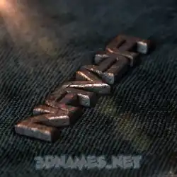 navya in Rusty Metal style - 3D name wallpaper
