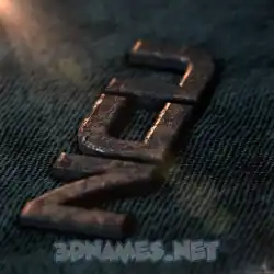 ncu in Rusty Metal style - 3D name wallpaper