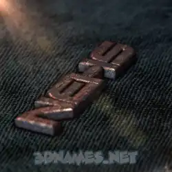 nehs in Rusty Metal style - 3D name wallpaper