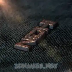 nidhi in Rusty Metal style - 3D name wallpaper