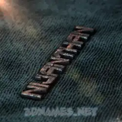 nijanthan in Rusty Metal style - 3D name wallpaper