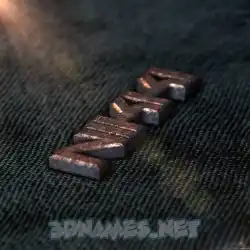 nikki in Rusty Metal style - 3D name wallpaper