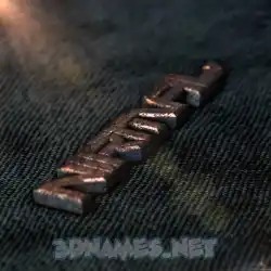 nirmal in Rusty Metal style - 3D name wallpaper