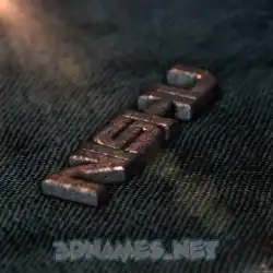 nishu in Rusty Metal style - 3D name wallpaper