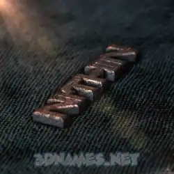 nithin in Rusty Metal style - 3D name wallpaper