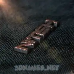 nitish in Rusty Metal style - 3D name wallpaper