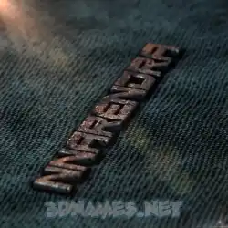 nnarendra in Rusty Metal style - 3D name wallpaper