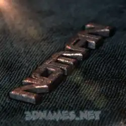 noman in Rusty Metal style - 3D name wallpaper