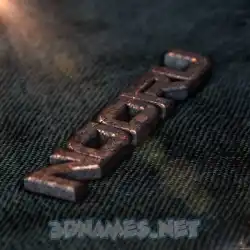 nooru in Rusty Metal style - 3D name wallpaper