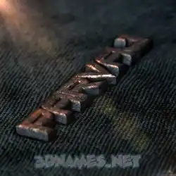 parvaj in Rusty Metal style - 3D name wallpaper