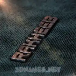 rakheeb in Rusty Metal style - 3D name wallpaper