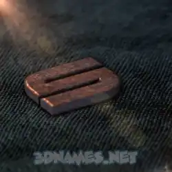 s in Rusty Metal style - 3D name wallpaper