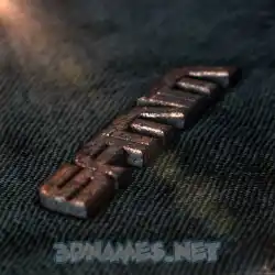 samim in Rusty Metal style - 3D name wallpaper
