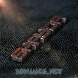 shayda in Rusty Metal style - 3D name wallpaper