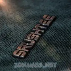 srushtee in Rusty Metal style - 3D name wallpaper