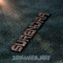 surendra in Rusty Metal style - 3D name wallpaper
