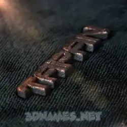 tapan in Rusty Metal style - 3D name wallpaper