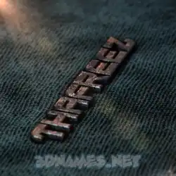 thafreez in Rusty Metal style - 3D name wallpaper