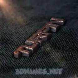 turpin in Rusty Metal style - 3D name wallpaper