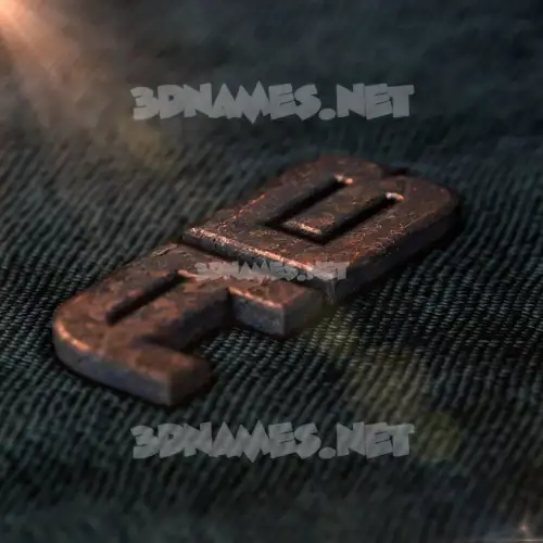 ab in Rusty Metal style - 3D name wallpaper