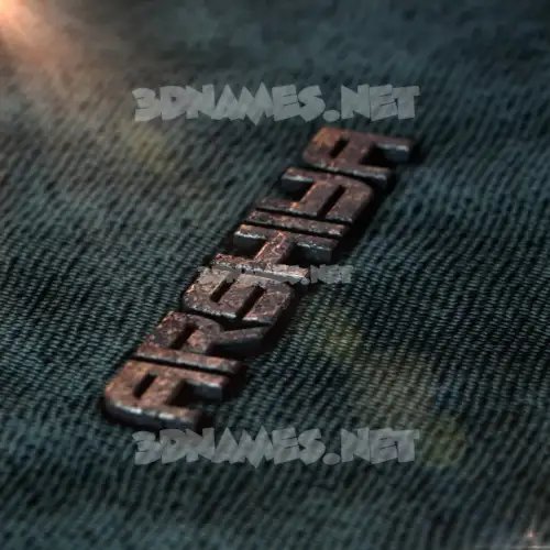 arshiya in Rusty Metal style - 3D name wallpaper