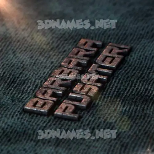 barbara pusateri in Rusty Metal style - 3D name wallpaper